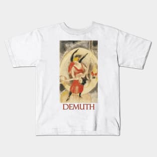 Tumblers by Charles Demuth Kids T-Shirt